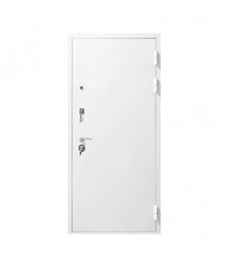 Входная дверь Garda S12 Зеркало Сандал белый