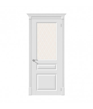 Межкомнатная дверь Браво Скинни-15.1 Белый (Эмаль)