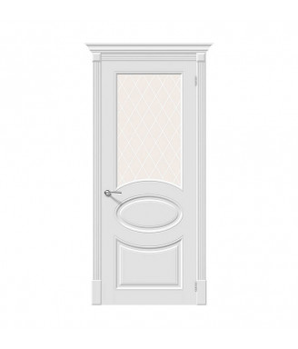 Межкомнатная дверь Браво Скинни-21 Белый (Эмаль)