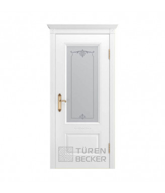 Межкомнатная дверь Turen Becker Венеция В1 ПО Эмаль белая